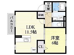 アムールA棟 2階