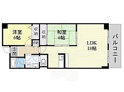 グラン・シャリオ 2LDKの間取図画像
