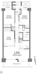 間取図画像 3LDK