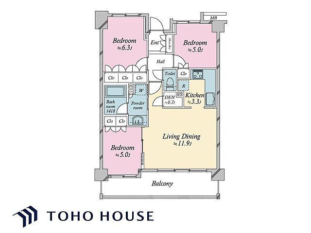 間取り BELISTA国分寺 4階/-