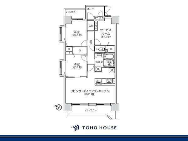 間取りを拡大表示
