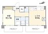 間取り：レイアウトを考えやすい間取りです。お好みの家具を配置して、心地よい空間をおつくりください。