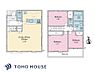 区画図：(建物プラン例)プラン建物価格：1500万円/プラン間取り：3LDK/プラン建物面積：87.48m2