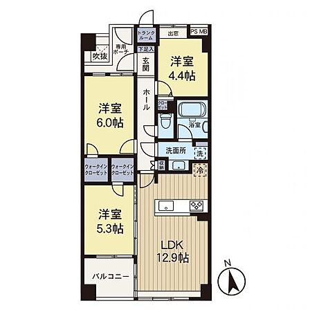 【間取り】リフォーム完了したお部屋ですので中をぜひご覧になってください!