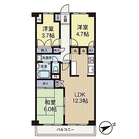 【間取り】リフォーム完了したお部屋になり中をご覧いただけます!