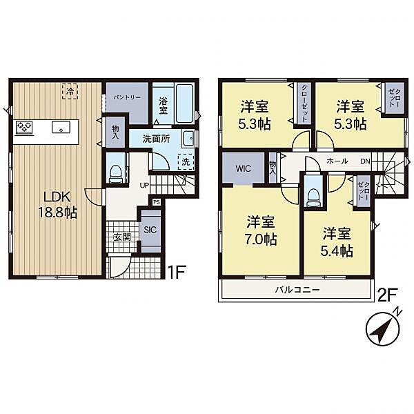 間取りを拡大表示