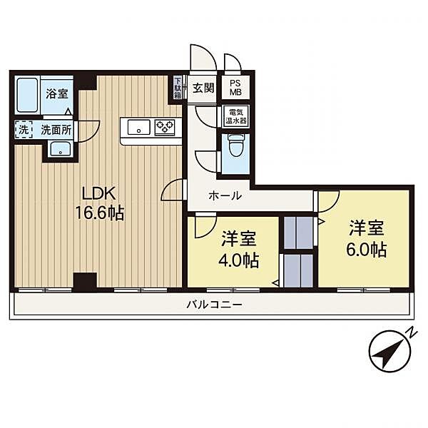 間取りを拡大表示