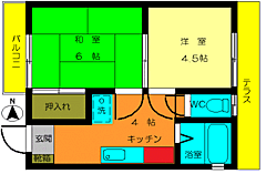物件の間取り