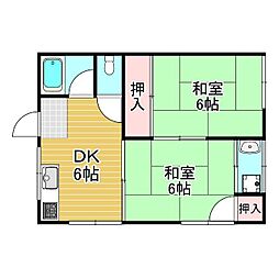 武庫川アパート 1階