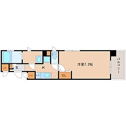 BEARS1 1Kの間取図画像