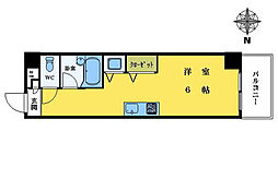 グローリス中野 ワンルームの間取図画像