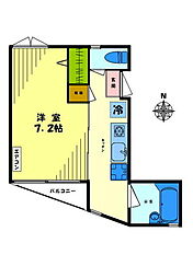 ViLLASC 1Kの間取図画像