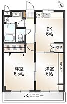 YKS航空公園ビル 306 ｜ 埼玉県所沢市喜多町（賃貸マンション2DK・3階・45.00㎡） その2