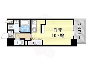 大阪府大阪市中央区常盤町２丁目2番10号（賃貸マンション1R・7階・27.06㎡） その2