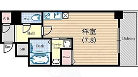 大阪府大阪市浪速区日本橋５丁目（賃貸マンション1R・3階・25.36㎡） その2