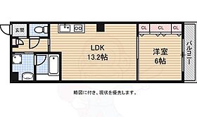 大阪府大阪市中央区南船場１丁目（賃貸マンション1LDK・12階・44.49㎡） その2