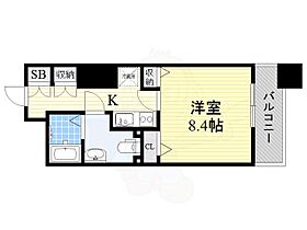 大阪府大阪市中央区馬場町1番8号（賃貸マンション1K・2階・30.87㎡） その2