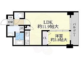 クリプトメリア日本橋  ｜ 大阪府大阪市中央区日本橋１丁目（賃貸マンション1LDK・7階・38.25㎡） その2