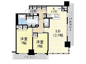 ブランズタワー・ウェリス心斎橋SOUTH  ｜ 大阪府大阪市中央区東心斎橋１丁目3番3号（賃貸マンション2LDK・6階・66.77㎡） その2