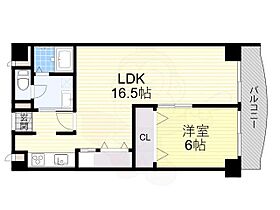 大阪府大阪市中央区東高麗橋2番12号（賃貸マンション1LDK・5階・53.46㎡） その2