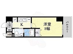 グルーヴ日本橋 1Kの間取図画像
