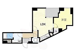 キャピトル靭本町 8階