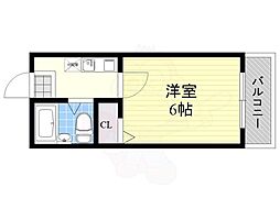 アームサミット 1Kの間取図画像