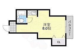ルネコトブキ ワンルームの間取図画像
