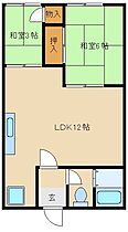 井上アパート  ｜ 兵庫県尼崎市久々知３丁目（賃貸アパート2LDK・2階・42.90㎡） その2