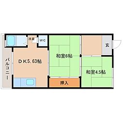 間取図画像 2DK