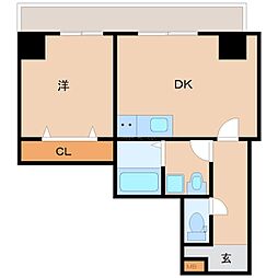 maison PREMIER VII 1DKの間取図画像