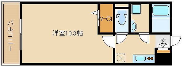 兵庫県尼崎市杭瀬寺島１丁目(賃貸アパート1K・1階・33.78㎡)の写真 その2