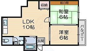 リバーサイド岡村  ｜ 大阪府大東市新田本町（賃貸マンション2LDK・1階・50.00㎡） その2