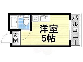 イーストビル  ｜ 大阪府大東市栄和町（賃貸マンション1R・6階・13.00㎡） その2