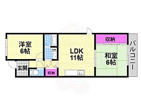 コープ鴻池  ｜ 大阪府東大阪市西鴻池町２丁目（賃貸マンション2LDK・4階・58.42㎡） その2