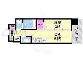 Luxe住道駅前  ｜ 大阪府大東市大野１丁目（賃貸マンション1DK・4階・25.35㎡） その2