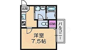 クリアハイム  ｜ 大阪府大東市赤井２丁目（賃貸アパート1K・2階・24.73㎡） その2