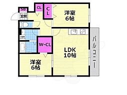 エスポワール住道 2階