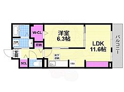 シャルモン 深野 West 1階/-