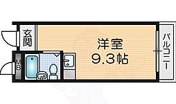 コスモピア ワンルームの間取図画像
