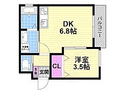 ア・マーレ中鴻池 3階/-