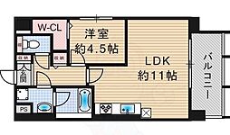 T・Y天六 5階1LDKの間取り