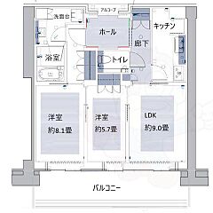 物件の間取り