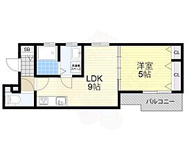 大阪府大阪市東住吉区矢田２丁目（賃貸アパート1LDK・3階・34.06㎡） その2