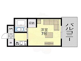 グローイング清水丘  ｜ 大阪府大阪市住吉区清水丘１丁目（賃貸マンション1K・2階・18.00㎡） その2