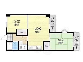 アーバンス長居  ｜ 大阪府大阪市住吉区長居西３丁目（賃貸マンション2LDK・4階・43.07㎡） その2