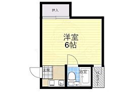 沢之町マンション ワンルームの間取図画像