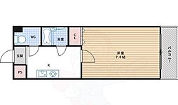 ビブレアビコ 1Kの間取図画像