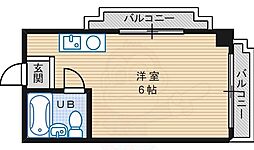 ベストレジデンスあびこ ワンルームの間取図画像