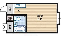 サンシャイン我孫子 ワンルームの間取図画像